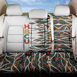 Historically Black Colleges Universities HBCU Back Car Seat Cover Pan African Colors Tribal Pattern Typography