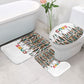 Historically Black Colleges Universities HBCU Bathroom Set Pan African Colors Tribal Pattern Typography