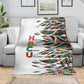 Historically Black Colleges Universities HBCU Blanket Pan African Colors Tribal Pattern Typography