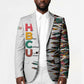 Historically Black Colleges Universities HBCU Blazer Pan African Colors Tribal Pattern Typography