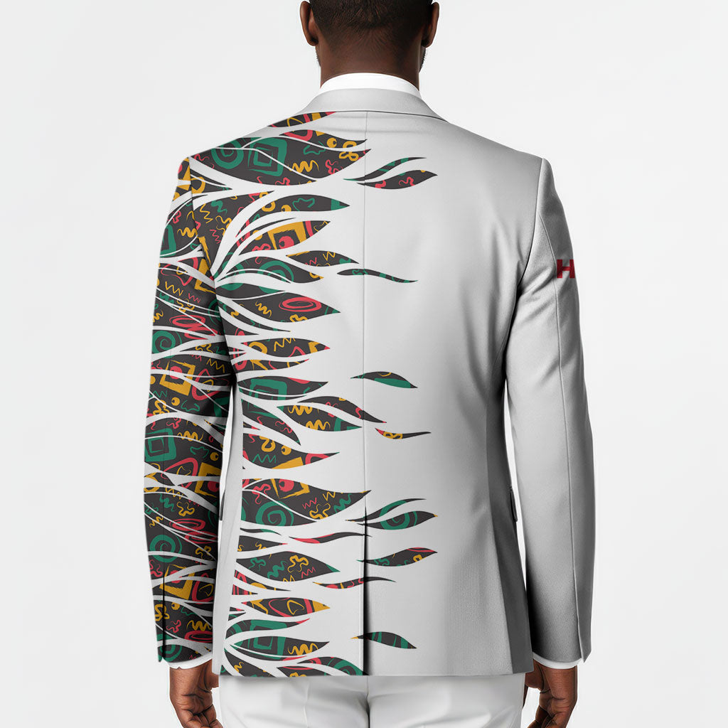 Historically Black Colleges Universities HBCU Blazer Pan African Colors Tribal Pattern Typography