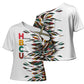Historically Black Colleges Universities HBCU Cross Shoulder Shirt Pan African Colors Tribal Pattern Typography