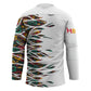Historically Black Colleges Universities HBCU Hockey Jersey Pan African Colors Tribal Pattern Typography