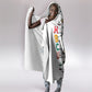 Historically Black Colleges Universities HBCU Hooded Blanket Pan African Colors Tribal Pattern Typography