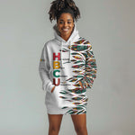 Historically Black Colleges Universities HBCU Hoodie Dress Pan African Colors Tribal Pattern Typography