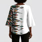 Historically Black Colleges Universities HBCU Kimono Sleeve Blouse Pan African Colors Tribal Pattern Typography