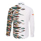 Historically Black Colleges Universities HBCU Long Sleeve Button Shirt Pan African Colors Tribal Pattern Typography