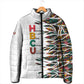 Historically Black Colleges Universities HBCU Padded Jacket Pan African Colors Tribal Pattern Typography