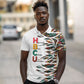 Historically Black Colleges Universities HBCU Polo Shirt Pan African Colors Tribal Pattern Typography