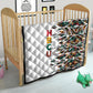 Historically Black Colleges Universities HBCU Quilt Pan African Colors Tribal Pattern Typography