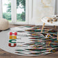 Historically Black Colleges Universities HBCU Round Carpet Pan African Colors Tribal Pattern Typography