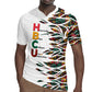 Historically Black Colleges Universities HBCU Rugby Jersey Pan African Colors Tribal Pattern Typography