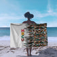 Historically Black Colleges Universities HBCU Sarong Pan African Colors Tribal Pattern Typography
