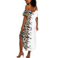 Historically Black Colleges Universities HBCU Summer Maxi Dress Pan African Colors Tribal Pattern Typography