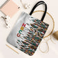 Historically Black Colleges Universities HBCU Tote Bag Pan African Colors Tribal Pattern Typography