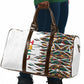 Historically Black Colleges Universities HBCU Travel Bag Pan African Colors Tribal Pattern Typography