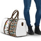Historically Black Colleges Universities HBCU Travel Bag Pan African Colors Tribal Pattern Typography
