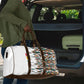Historically Black Colleges Universities HBCU Travel Bag Pan African Colors Tribal Pattern Typography