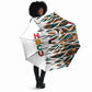Historically Black Colleges Universities HBCU Umbrella Pan African Colors Tribal Pattern Typography