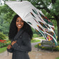 Historically Black Colleges Universities HBCU Umbrella Pan African Colors Tribal Pattern Typography