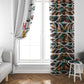 Historically Black Colleges Universities HBCU Window Curtain Pan African Colors Tribal Pattern Typography