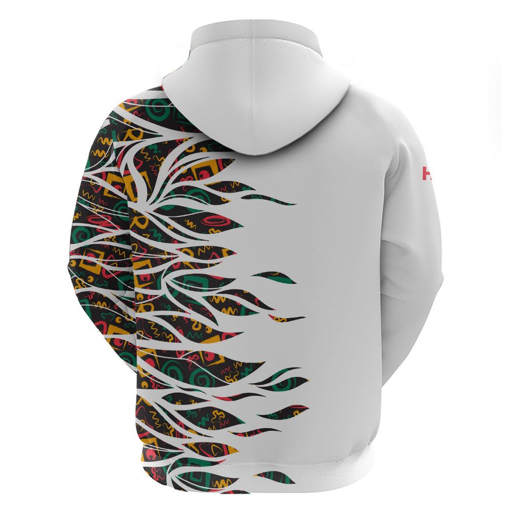 Historically Black Colleges Universities HBCU Zip Hoodie Pan African Colors Tribal Pattern Typography