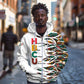 Historically Black Colleges Universities HBCU Zip Hoodie Pan African Colors Tribal Pattern Typography