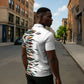 Historically Black Colleges Universities HBCU Zipper Polo Shirt Pan African Colors Tribal Pattern Typography