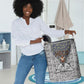 HBCU Black History Legacy Laundry Basket Word Cloud African Shield Knowledge Book