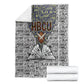 HBCU Black History Legacy Blanket Word Cloud African Shield Knowledge Book
