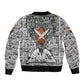 HBCU Black History Legacy Bomber Jacket Word Cloud African Shield Knowledge Book