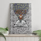 HBCU Black History Legacy Canvas Wall Art Word Cloud African Shield Knowledge Book