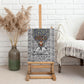 HBCU Black History Legacy Canvas Wall Art Word Cloud African Shield Knowledge Book