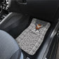 HBCU Black History Legacy Car Mats Word Cloud African Shield Knowledge Book