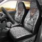 HBCU Black History Legacy Car Seat Cover Word Cloud African Shield Knowledge Book