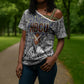HBCU Black History Legacy Cross Shoulder Shirt Word Cloud African Shield Knowledge Book