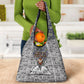 HBCU Black History Legacy Grocery Bag Word Cloud African Shield Knowledge Book