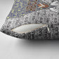 HBCU Black History Legacy Pillow Cover Word Cloud African Shield Knowledge Book