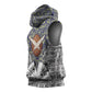 HBCU Black History Legacy Sleeveless Hoodie Word Cloud African Shield Knowledge Book