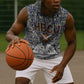 HBCU Black History Legacy Sleeveless Hoodie Word Cloud African Shield Knowledge Book