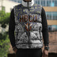 HBCU Black History Legacy Sleeveless Puffer Jacket Word Cloud African Shield Knowledge Book