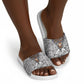 HBCU Black History Legacy Slide Sandals Word Cloud African Shield Knowledge Book