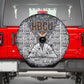 HBCU Black History Legacy Spare Tire Cover Word Cloud African Shield Knowledge Book