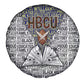 HBCU Black History Legacy Spare Tire Cover Word Cloud African Shield Knowledge Book