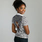 HBCU Black History Legacy Women Polo Shirt Word Cloud African Shield Knowledge Book