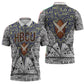 HBCU Black History Legacy Zipper Polo Shirt Word Cloud African Shield Knowledge Book