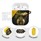Nobles Shriners Pharaoh AirPods Case Egyptian Pharaoh King Tut Art With Gold Scimitar Emblem