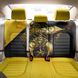 Nobles Shriners Pharaoh Back Car Seat Cover Egyptian Pharaoh King Tut Art With Gold Scimitar Emblem