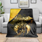 Nobles Shriners Pharaoh Blanket Egyptian Pharaoh King Tut Art With Gold Scimitar Emblem