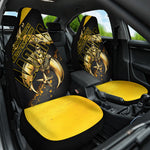 Nobles Shriners Pharaoh Car Seat Cover Egyptian Pharaoh King Tut Art With Gold Scimitar Emblem